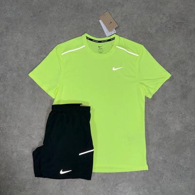 NIKE MILER 4.0 SET (VOLT/BLACK)